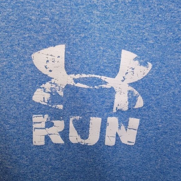 Under Armour Heat Gear Run regular fit t-shirt top size XL - Picture 3 of 5